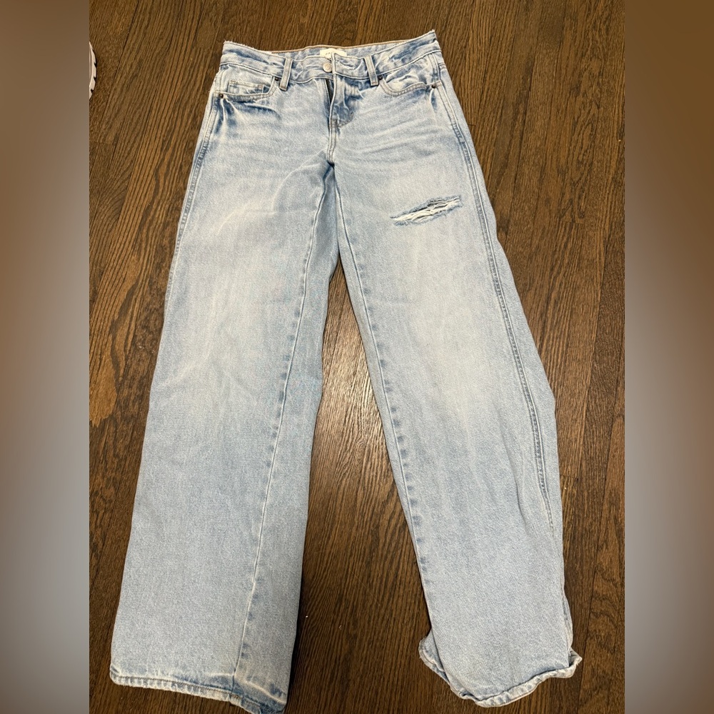 PacSun Blue Straight Leg Jeans Relaxed Fit